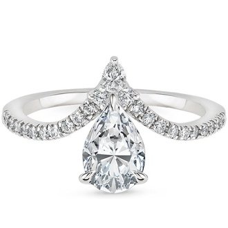 Platinum Nouveau Diamond Ring