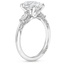 18K White Gold Simply Tacori Three Stone Marquise Diamond Ring, smallside view