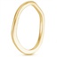 18K Yellow Gold Budding Willow Contoured Ring, smallside view