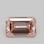 1.0 Ct. Fancy Vivid Pink Emerald Lab Created Diamond