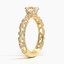 18K Yellow Gold Nieve Diamond Ring, smallside view