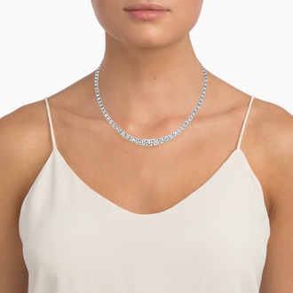 Luxe Graduated Lab Diamond Necklace