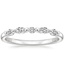 18K White Gold Petite Versailles Diamond Ring (1/5 ct. tw.), smalltop view