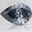 1.55 Ct. Fancy Dark Blue Pear Lab Created Diamond
