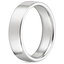 18K White Gold 5.5mm Mojave Wedding Ring, smallside view