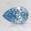 1.00 Ct. Fancy Intense Blue Pear Lab Created Diamond