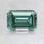 1.06 Ct. Fancy Intense Green Emerald Lab Created Diamond