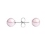 Silver Rose Freshwater Pearl Stud Earrings (6mm), smalladditional view 1