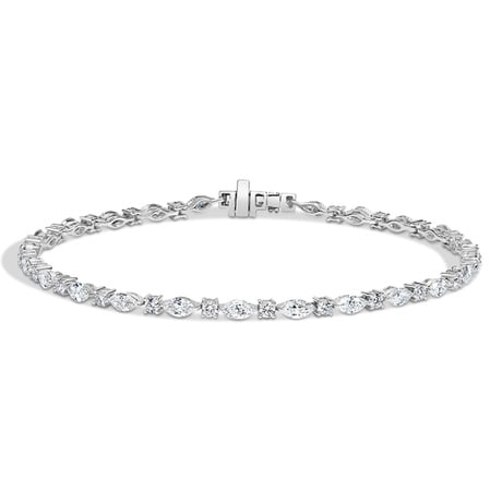 marquise diamond tennis necklace