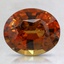 8.9x7.4mm Premium Orange Oval Sapphire