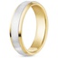 18K Yellow Gold Emery Wedding Ring, smallside view