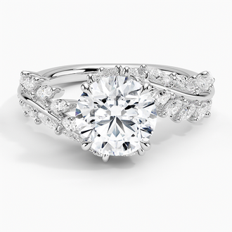 Winding Ivy Diamond Engagement Ring