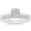 18K White Gold Salma Diamond Ring with Whisper Diamond Ring (1/10 ct. tw.)
