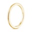 18K Yellow Gold Petite Comfort Fit Wedding Ring, smallside view