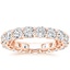Rose Gold Cushion Eternity Diamond Ring (5 ct. tw.)