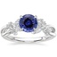 Sapphire Summer Blossom Diamond Ring (1/4 ct. tw.) in 18K White Gold