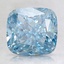 2.30 Ct. Fancy Blue Cushion Lab Created Diamond