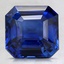 8.6x8.5mm Blue Asscher Sapphire