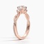14KR Sapphire Three Stone Petite Twisted Vine Diamond Ring (2/5 ct. tw.), smalltop view