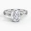 PT Moissanite Willow Diamond Ring (1/8 ct. tw.), smalltop view