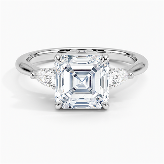 Petite Opera Three Stone Diamond Ring - Brilliant Earth