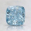 1.28 Ct. Fancy Blue Cushion Lab Created Diamond