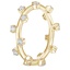 18K Yellow Gold Jade Trau Orneé Eternity Diamond Ring, smallside view