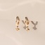 14K Yellow Gold Princess Diamond Drop Huggie Earrings, smalladditional view 2