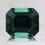 7.5x6.5mm Unheated Teal Emerald Sapphire