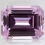 9x7mm Light Pink Emerald Lab Created Sapphire