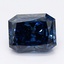 1.21 Ct. Fancy Deep Blue Radiant Lab Created Diamond