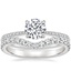 Platinum Elena Diamond Ring with Luxe Flair Diamond Ring (1/3 ct. tw.)