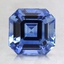 7.5mm Blue Asscher Sapphire