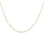 Gold Geometric Link Necklace 