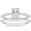 18K White Gold Palais Diamond Ring with Alena Diamond Ring