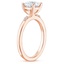 14KR Moissanite Petite Perfect Fit Diamond Ring, smalltop view