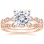 14KR Moissanite Tiara Diamond Bridal Set (1/5 ct. tw.), smalltop view