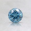 0.40 Ct. Fancy Intense Greenish Blue Round Lab Created Diamond