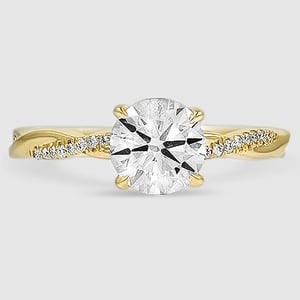 Twisted Engagement Ring | Petite Twisted Vine | Brilliant Earth