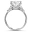 Floral Antique-Inspired Diamond Ring, smallside view