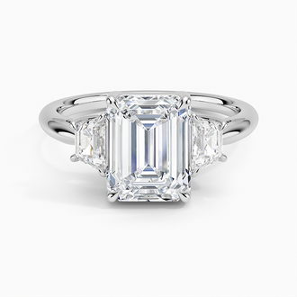 Embrace Three Stone Diamond Ring - Brilliant Earth