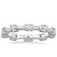 Platinum Jade Trau Cavetta Diamond Eternity Ring, smalltop view