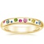Yellow Gold Trendy Gemstone Ring 