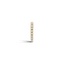 14K Yellow Gold Single Diamond Hoop Earring, smalladditional view 3