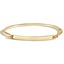 14K Yellow Gold Engravable ID Bangle Bracelet, smalladditional view 2