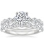 18K White Gold Monaco Diamond Bridal Set