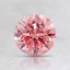 0.90 Ct. Fancy Intense Pink Round Lab Created Diamond