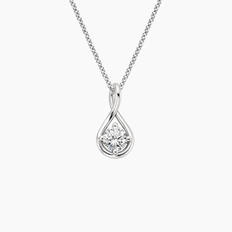 Diamond Twist Necklace