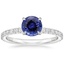 Sapphire Luxe Amelie Diamond Ring in 18K White Gold