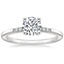 18K White Gold Bettina Diamond Ring, smalltop view